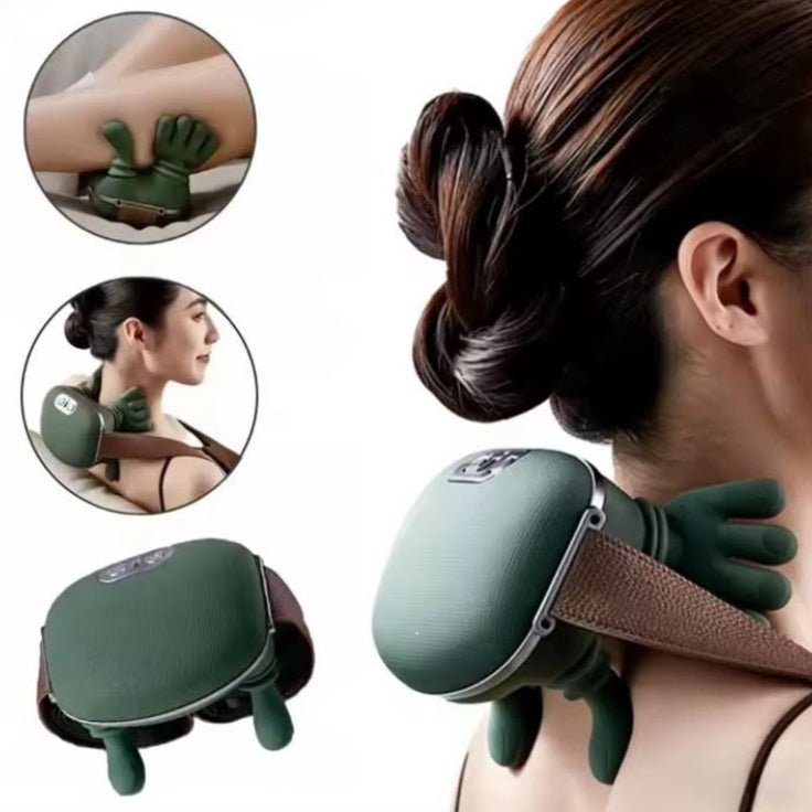 Masseur Électrique Intelligent 4-en-1 (Cou, Épaules, Dos, Jambes/Mollets).